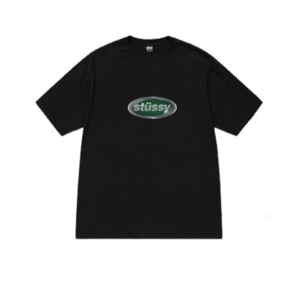 Stussy Création Emblème Noir T-Shirt