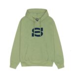 Stussy Listowy Mężczyzna Zielony Hoodie