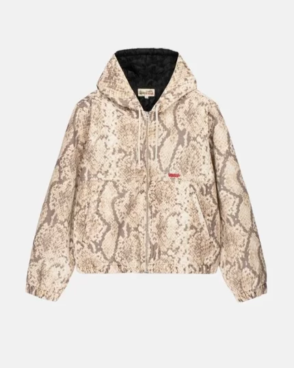 Stussy Określony izolowany płótno Python kurtka